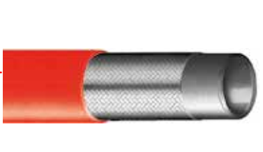 红色外胶软管 消防软管 灭火系统软管 FIREND一层钢丝编织